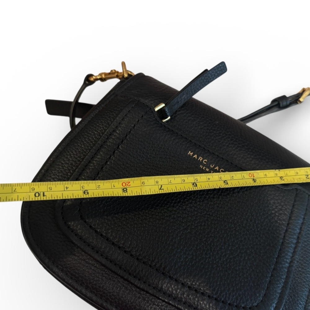 Marc Jacobs Black Pebbled Leather Crossbody Bag - Picture 10 of 15